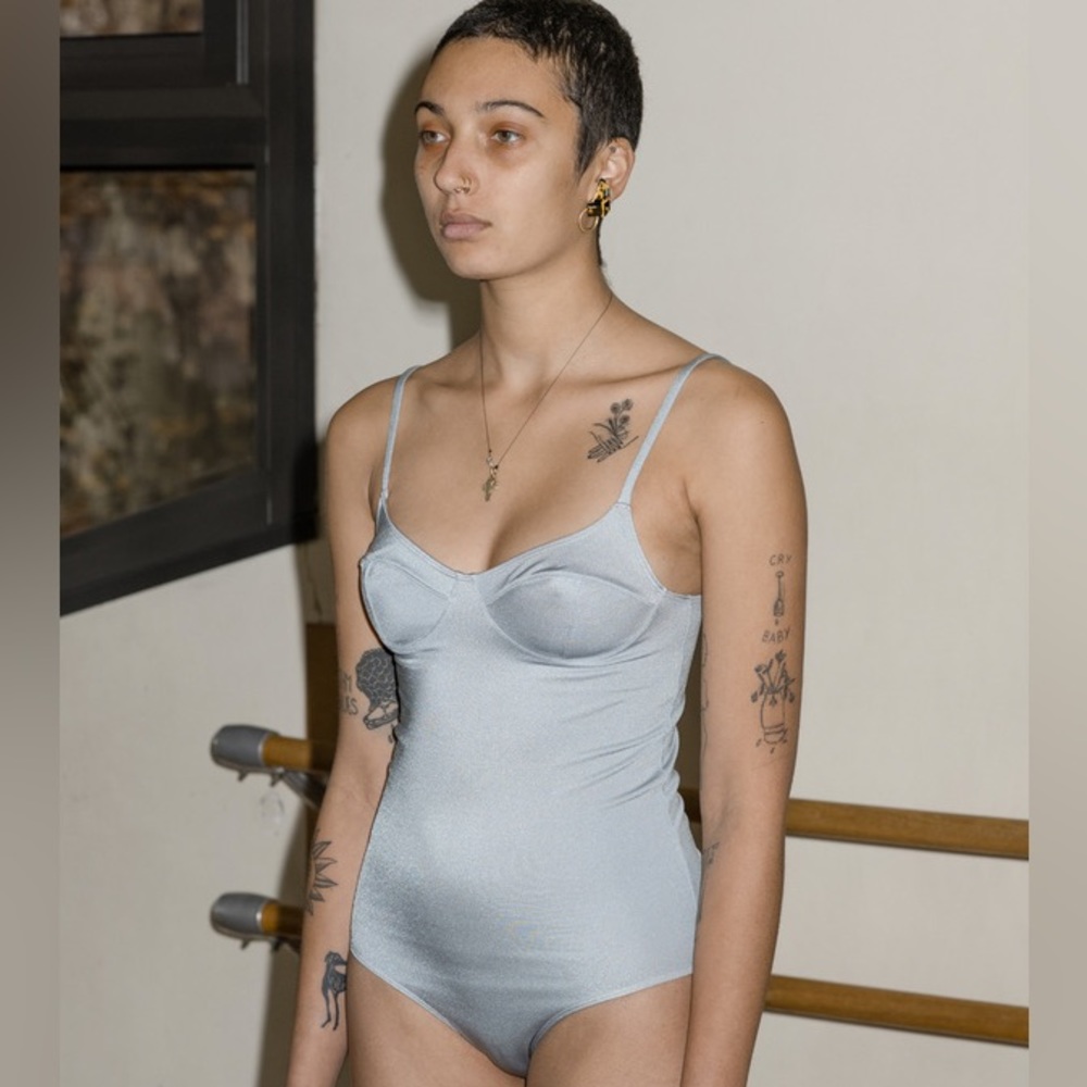 SOLD Baserange Soft Swimsuit in Shiny PA